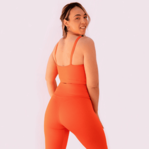 Conj. Laranja Texturizado - Top Faixa